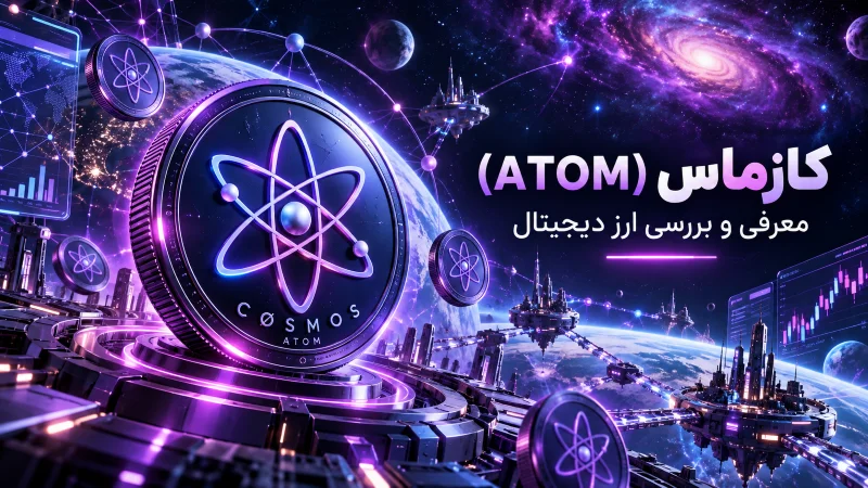 رپد بیتکوین - ارز کازماس (ATOM) چیست؟ معرفی کامل، کاربردها و آینده Cosmos