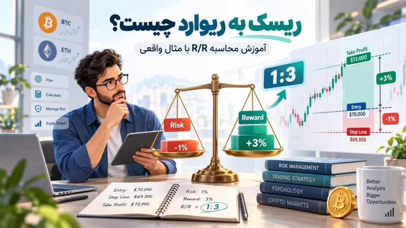 - ریسک به ریوارد چیست؟ آموزش محاسبه R/R با مثال واقعی