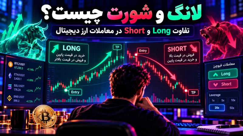 - لانگ و شورت چیست؟ تفاوت Long و Short در معاملات ارز دیجیتال