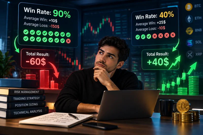 - وین ریت در سیگنال ارز دیجیتال چیست؟ فریب درصدهای بالا را نخورید