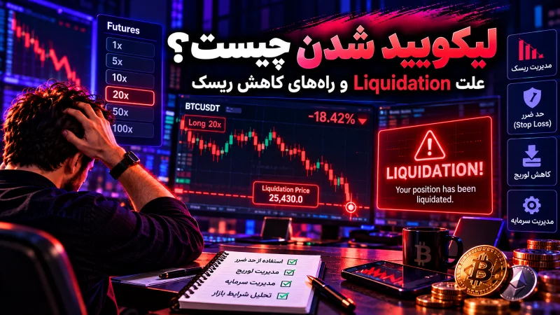 - لیکویید شدن چیست؟ علت Liquidation و راه‌های کاهش ریسک