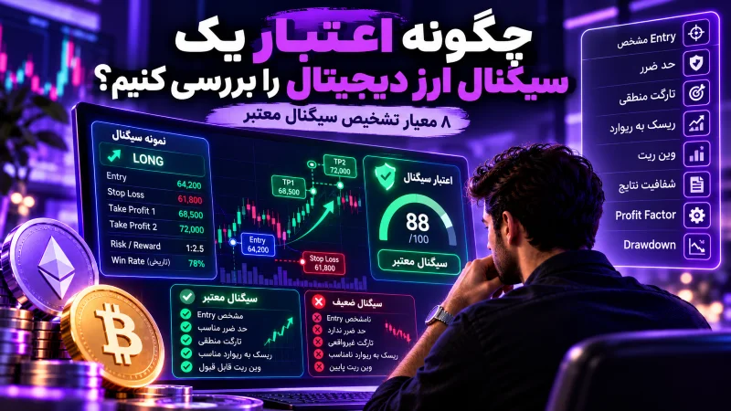 - چگونه اعتبار یک سیگنال ارز دیجیتال را بررسی کنیم؟ ۸ معیار تشخیص سیگنال معتبر