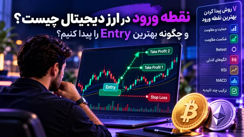 - نقطه ورود در ارز دیجیتال چیست و چگونه بهترین Entry را پیدا کنیم؟